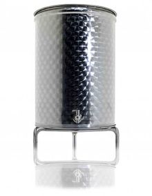 Product image of 200 ლიტრი - ღვინის უჟანგავი ფოლადის ავზი ბრტყელი ძირით - კომპლექტი
