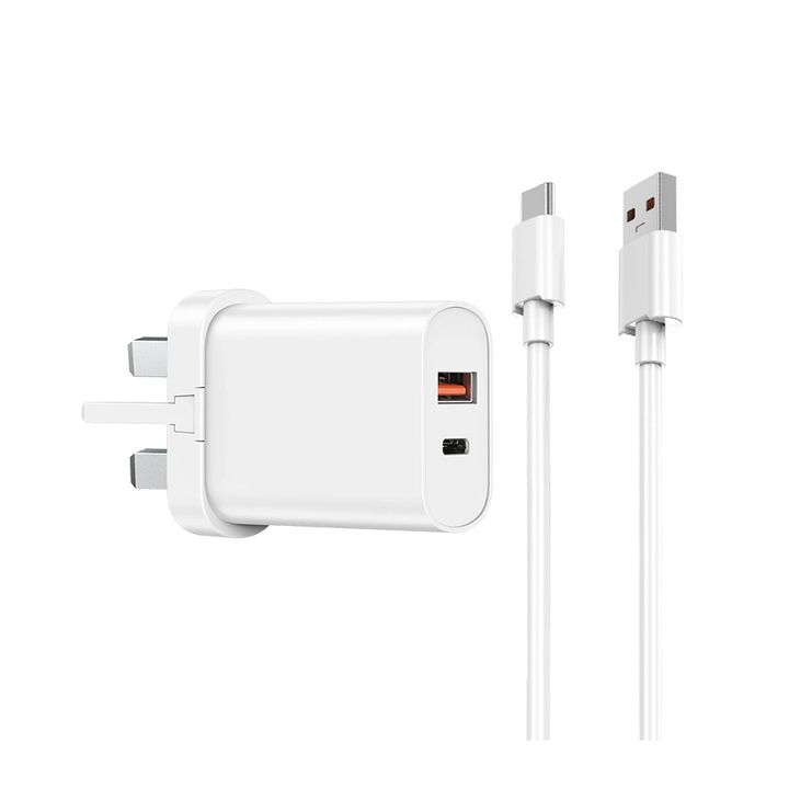 wiwu-18w-essential-gan-fast-charger-wi-g006-eu-a-c-white