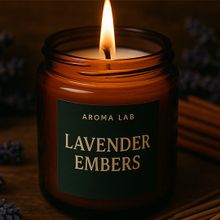 Product image of AROMA LAB Lavender Embers სურნელოვანი სანთელი
