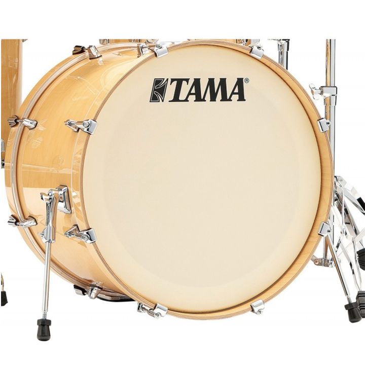 tama-clb22d-gnl-16x22-bass-drum-w-mount-hw-finish-chrome-bas-drami
