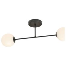 Product image of EMIBIG ROMA 2 1232/2 (2 ნათურა, E14, შავი) ჭაღი