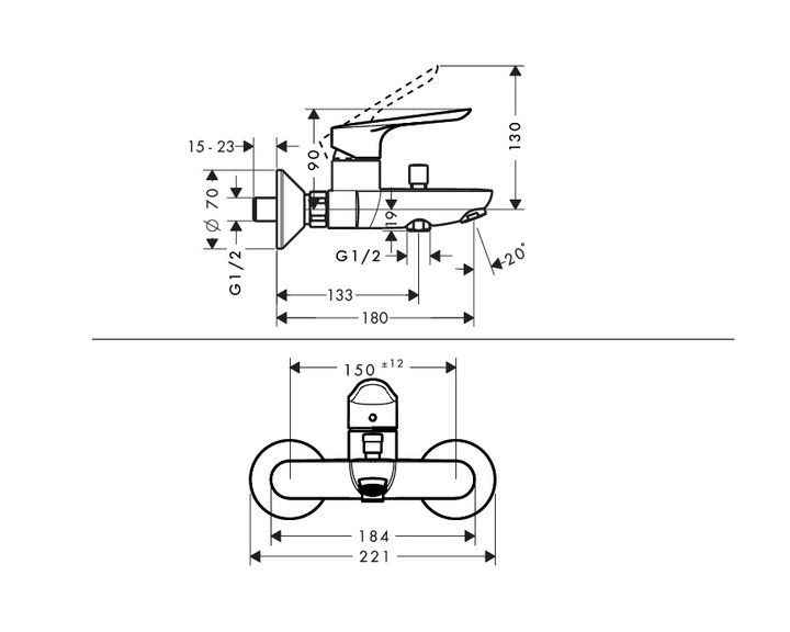 abazanis-shemrevi-onkani-logis-e-bath-mixer-71403000-photo-2