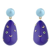 Product image of Eshvi LARGE COLOURFUL DROP საყურე