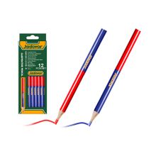 Product image of სადურგლო ფანქარი 12Pcs/Set (ლურჯი/წითელი) JDMQ2512 JADEVER