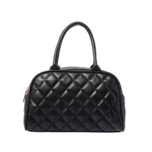 Product image of Diamond Pattern Quilted Bowling Bag ჩანთა