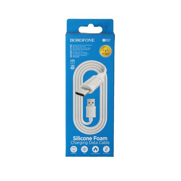 borofone-cable-bx52-airy-silicone-charging-data-cable-for-type-cwhite-photo-3