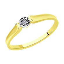 Product image of SOKOLOV Diamond ყვითელი ოქროს ბეჭედი