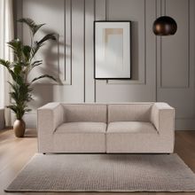 Product image of Sora 2, ორადგილიანი დივანი, ქვიშისფერი ბეჟი, 190 x 95 x 65 სმ