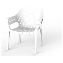 Product image of DOMINO HILTON 70X66X81.5 სმ თეთრი ბაღის სკამი
