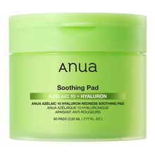 Product image of Anua AZELAIC 10 HYALURON REDNESS SOOTHING PAD აზელაინის და ჰიალურონის დამამშვიდებელი პადები
