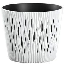 Product image of DSR190 S449 თეთრი პლასტმასის ქოთანი