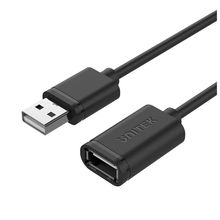 Product image of UNITEK Y-C450GBK USB2.0 Type-A (M) to Type-A (F) კაბელი