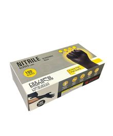 Product image of ხელთათმანი ერთჯერადი NITRILE Black  L