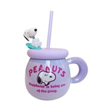 Product image of კერამიკის ჭიქა/Snoopy Colorful Vintage Collection Ceramic Mug with Straw & Decoration 500mL