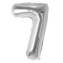 Product image of Falcon ფოლგირებული ბუშტი 80 სმ ვერცხლისფერი N 7 1ც