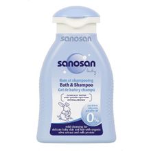 Product image of Sanosan შამპუნი და დასაბანი გელი ბავშვის 100მლ