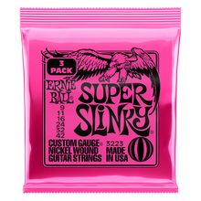 Product image of Ernie Ball 3223 Super Slinky 9-42 (3-Pack) ელექტრო გიტარის სიმები