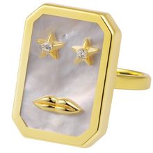 Product image of Eshvi MOP GOLDEN KISS FACE LIP ბეჭედი