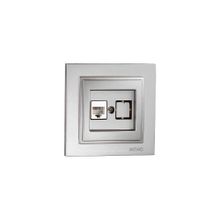 Product image of როზეტი ინტერნეტის CAT6 DESPINA Silver - 102-212105-125