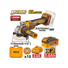 Product image of INGCO CAGLI2120252 უსადენო კუთხის სახეხი მანქანა
