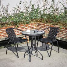 Product image of ბაღის ავეჯის კომპლექტი (მაგიდა 2სკამი)