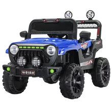 Product image of ბავშვის ელექტრო მანქანა  ტყავის სავარძლით D-618-BLU