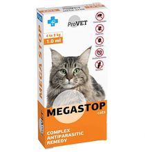 Product image of ProVet Megastop კატის ანტიპარაზიტული წვეთები 