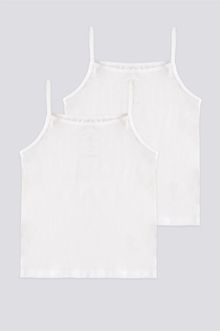 Product image of US POLO ASSN US1670 V1 გოგოს მაისური 2 ცალი (თეთრი)