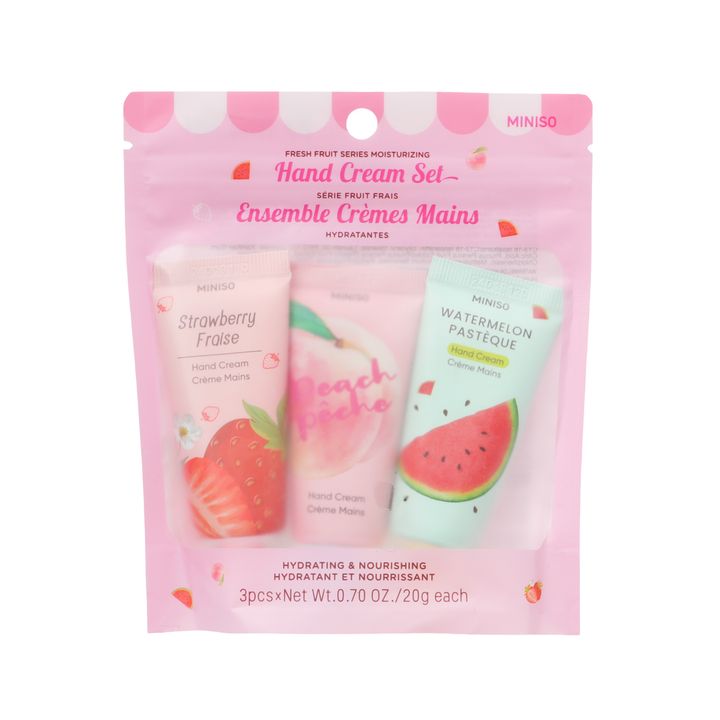 khelis-kremis-nakrebifresh-fruit-series-moisturizing-hand-cream-set
