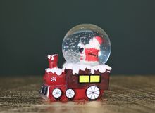 Product image of დეკორ ფიგურა - თოვლის ბაბუა/ირემი 10*7.5*10.8სმ (საახალწლო)