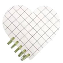 Product image of Black & White Collection 2.0 Heart Wire-bound Book ბლოკნოტი