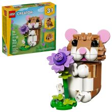 Product image of LEGO CUTE HAMSTER WITH A FLOWER 31376 ასაწყობი კონსტრუქცია