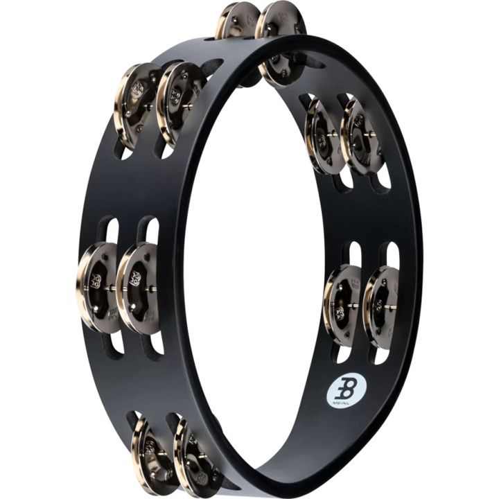 meinl-cta2s-bk-tambourine-compact-8-black-tamburini