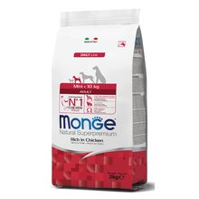 Product image of MONGE Mini Adult Rich in Chicken 3kg ძაღლის საკვები ქათმის