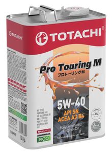 Product image of Totachi PRO TOURING M 5W40 4ლ ძრავის ზეთი