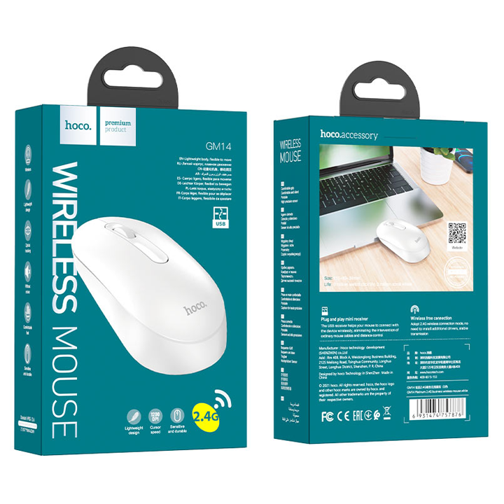 hoco-gm14-platinum-24g-white-mausi-photo-3