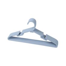 Product image of Non-Slip Hangers (10 pcs)(Blue) ტანსაცმლის საკიდი