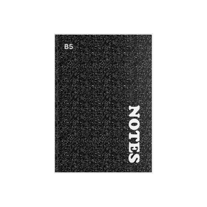 glitter-series-b5-glitter-paper-book-with-cover-black-64gv-bloknoti