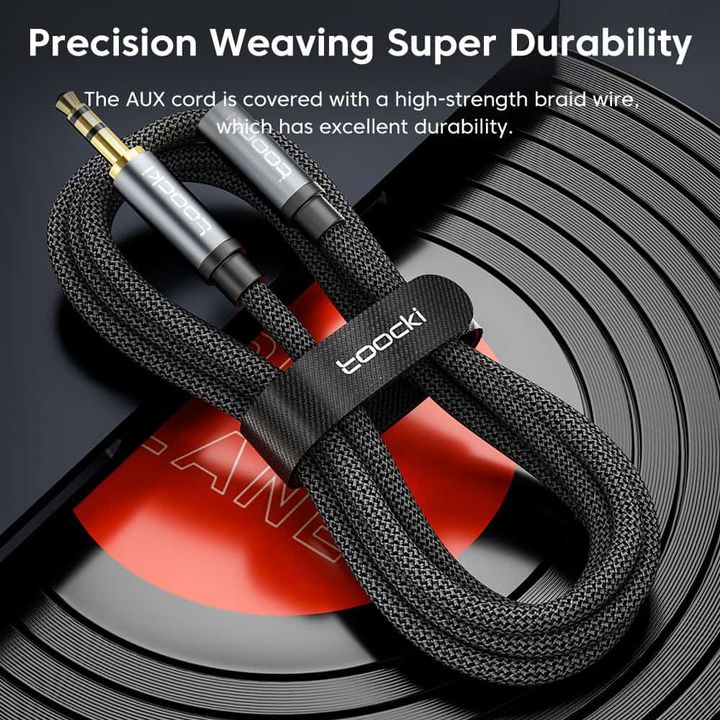 toocki-typx3-mdc0g-35mm-male-to-35mm-female-aux-audio-cable-audio-kabeli-photo-2