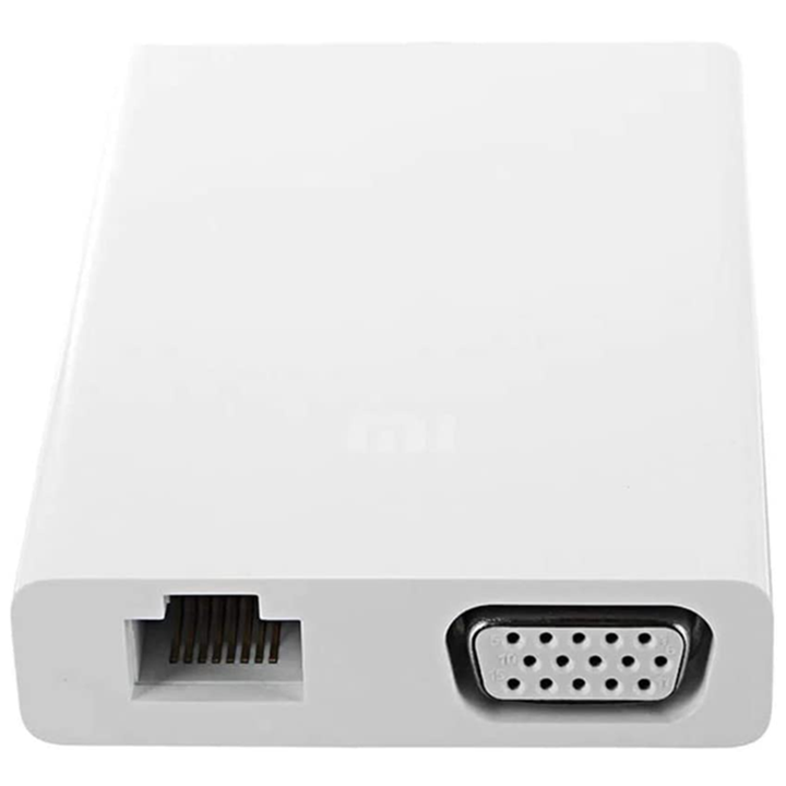 🎁 Xiaomi USB ჰაბი Mi USBC to VGA and Gigabit MultiAdapter