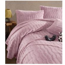 Product image of MANAMO FUR BLANKET 3 PCS LUXE SET საწოლის გადასაფარებლის ნაკრები