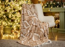 Product image of Manamo  Damask  პლედი ბამბა აკრილის ყავისფერი  160x230 სმ