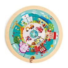 Product image of Hape JOBS ROUNDABOUT PUZZLE ხის მრგვალი ფაზლი