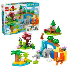 Product image of LEGO DUPLO 10446 ველური ცხოველების ოჯახები 3-1-ში კონსტრუქტორი