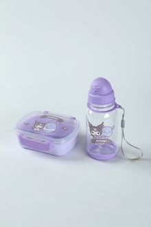 Product image of საკვების კონტეინერი და ბოთლი/Kuromi Bento Box & Water Bottle Set