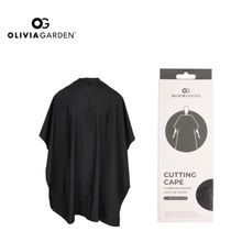 Product image of Olivia Garden Cutting Cape Black თმის შეჭრის წინსაფარი