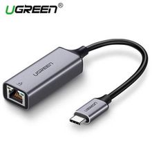 Product image of USB ქსელის ადაპტერი UGREEN CM199 (50737) USB Type C to 10/100/1000M Ethernet Adapter (Space Gray)