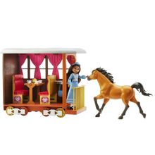 Product image of Mattel Spirit Lucky's პერსონაჟების ფიგურები მატარებლის სახლით