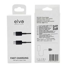Product image of Elvo Premium Charging  Type-C-Type-C 20W ტელეფონის კაბელი
