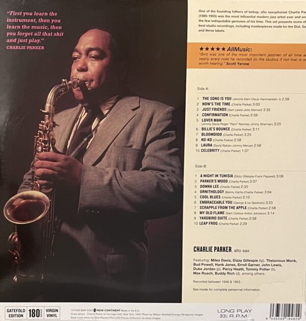 charlie-parker---the-hits-vinilis-firfita-photo-2